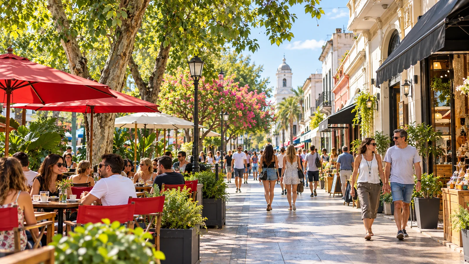 Gastronomía en Gualeguaychú con cafés y paseo por el centro