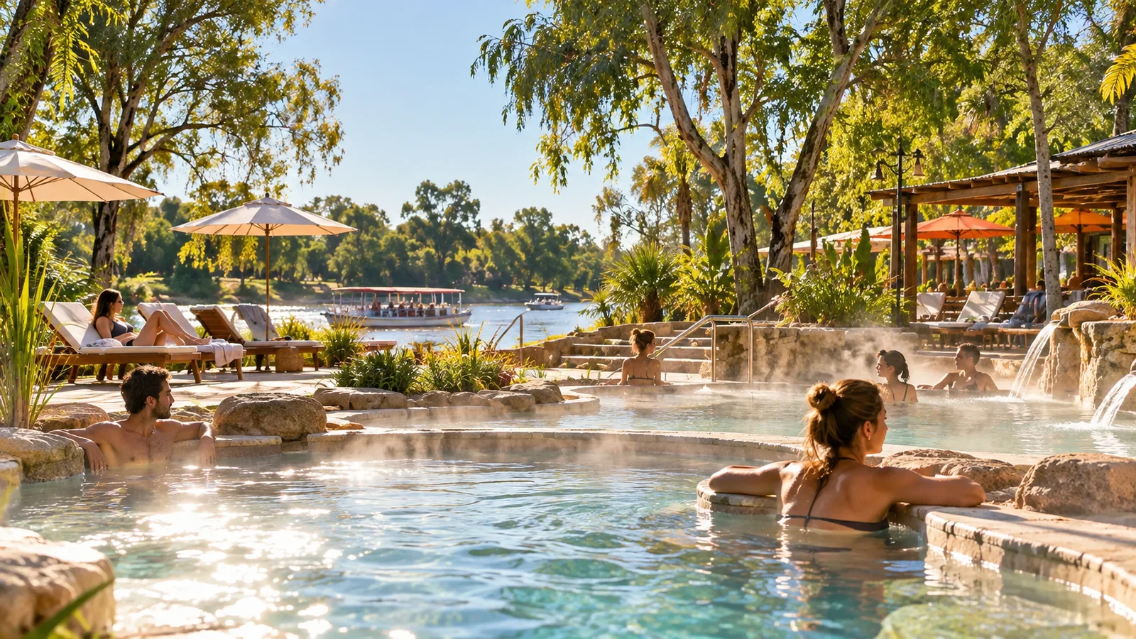 Termas en Gualeguaychú con piscinas al aire libre